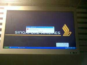 singapor airlines application error